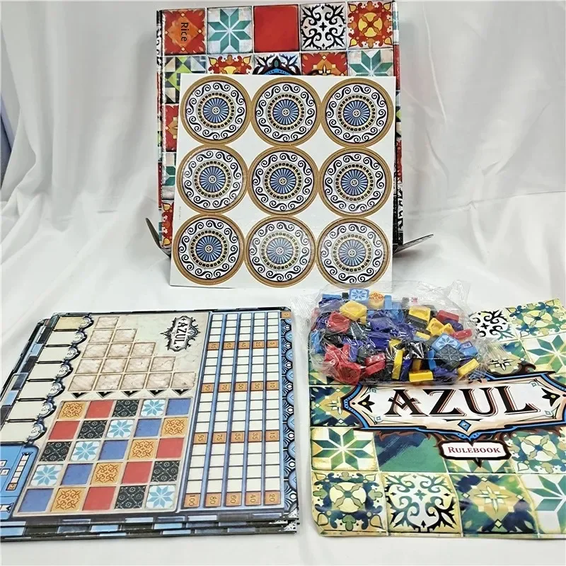 Amazon Bestseller AZUL English Version Table Game Brick Architecture Chess Board Desktop Game Cross-Border Hot Selling