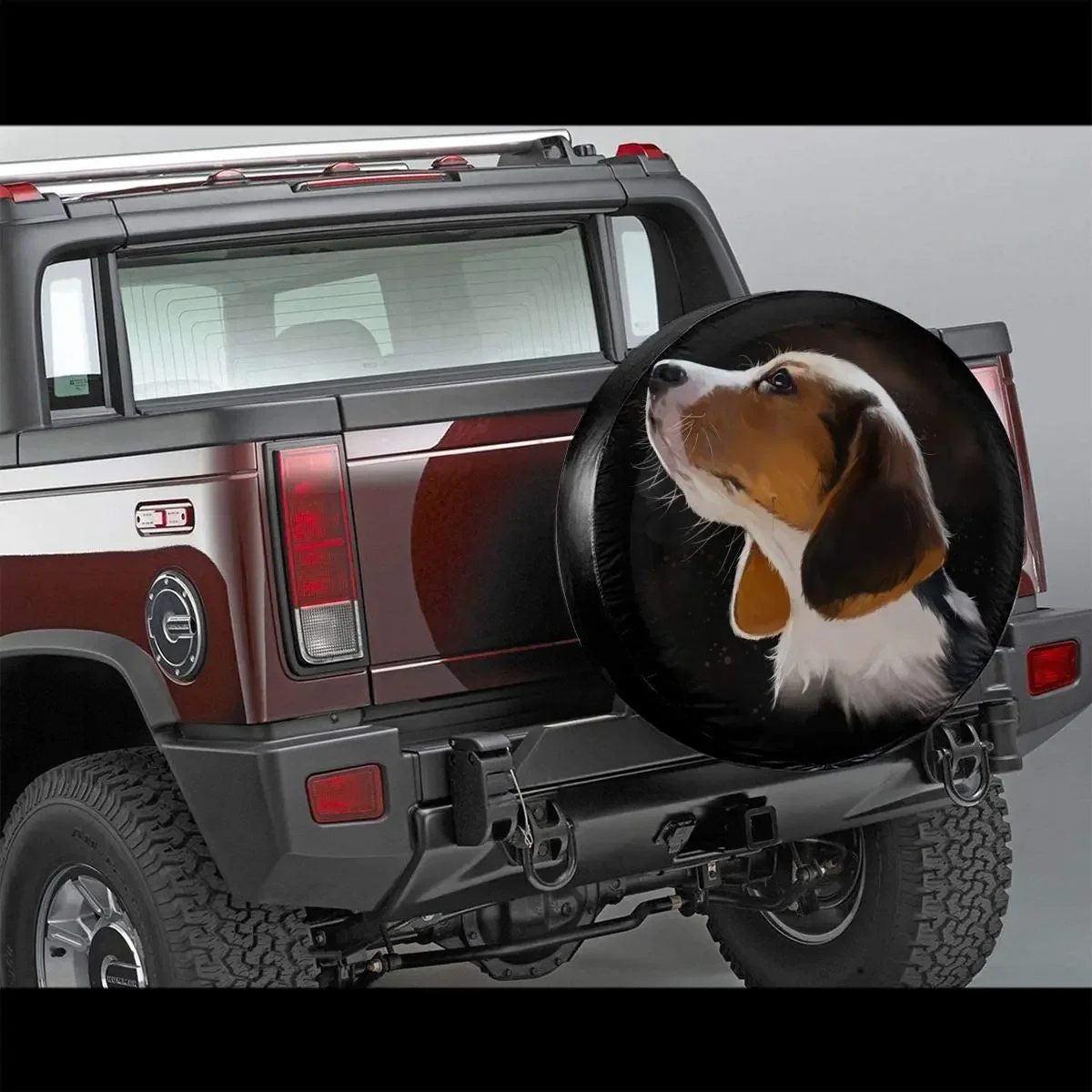 Delerain Beagle Puppy Spare Tire Covers for  RV Trailer SUV Truck and Many Vehicle, Wheel Covers Sun Protector Waterproof (1