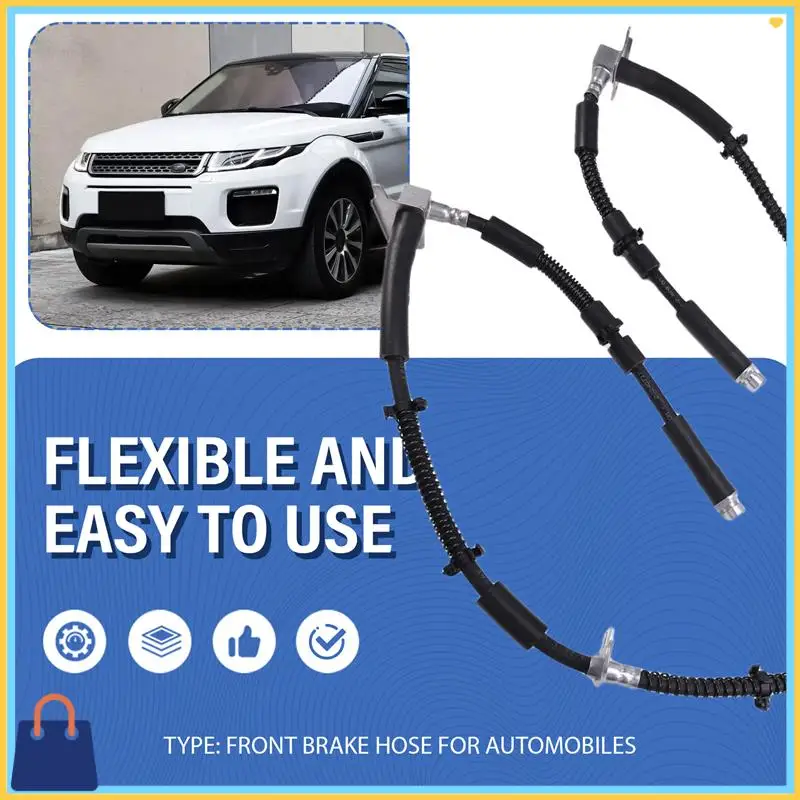 

Efficient 1Pair Front Brake Hose Cable LR058020 LR058021 For Land Rover Range Rover Sport 06-13 Parking Brake Hydraulic Hose Las