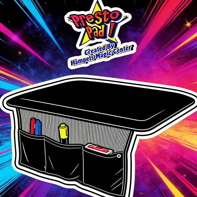 

Магический коврик Presto Pad Close Up Style Black 43x33см для фокусов, аксессуары для профессиональных магов, коврик для монет и карт, гиммик