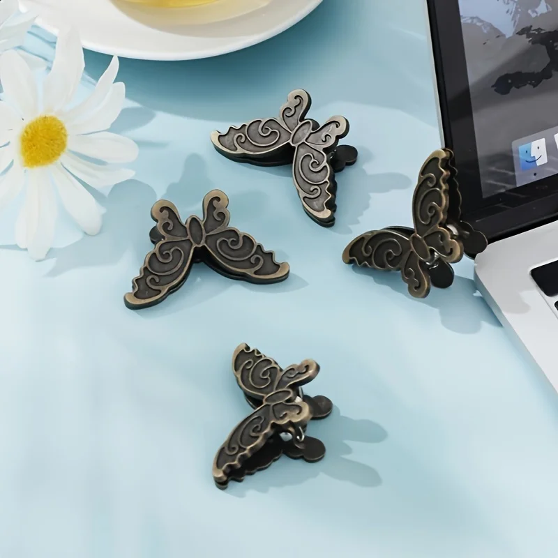 Butterfly Metal Paper Clip,Loose Leaf Folder, Diary Clip, Notebook Accessory, Decorative Clip, Suitable for Office, Home DIY Use