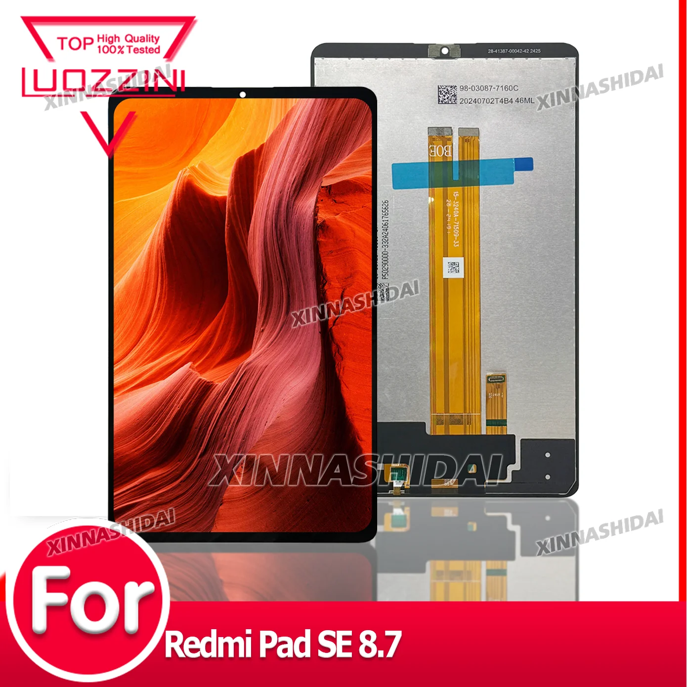 

Супервысококачественный 8.7-дюймовый ЖК-дисплей с сенсорным экраном для Redmi Pad SE 8.7, сборка дисплея-дигитайзера для замены на планшете Pad SE 8.7 24076RP19I