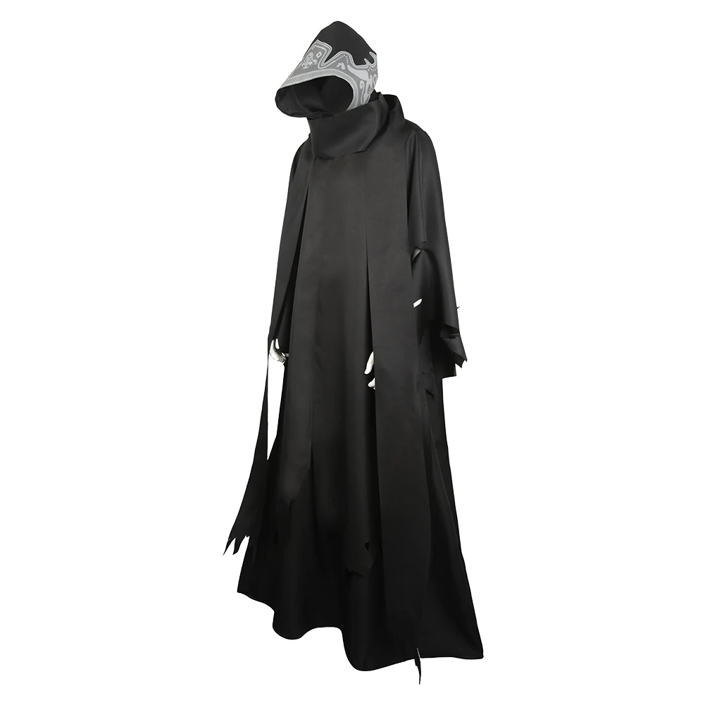 Reunião Nuvem Cosplay Fantasia Fantasia Fantasia Fantasia para Homens e Mulheres, Manto Encapuzado, Robe, Cachecol, Roupas de Halloween, Fato De Festa De Carnaval