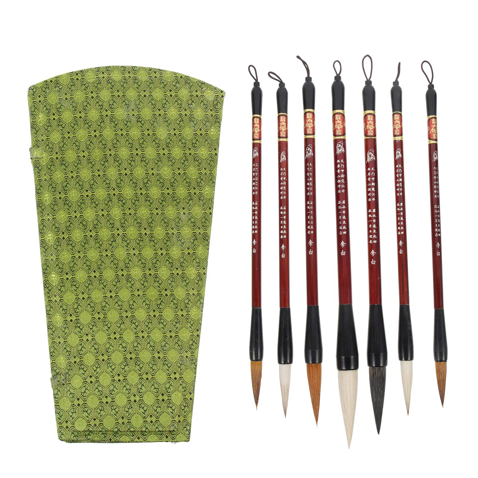 

1 set 1 Set Art Brush Pen Chinese Painting Calligraphy Line Drawing Portable Watercolor Brush For Practice School Travel