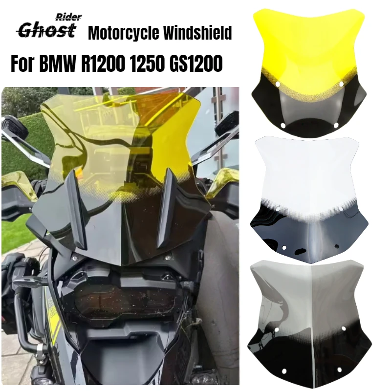 Motorcycle Windshield Windscreen Windproof Wind Screen Deflector 480MM Accessories For BMW R1200 1250GS1200 R1200GS R1250GS ADV