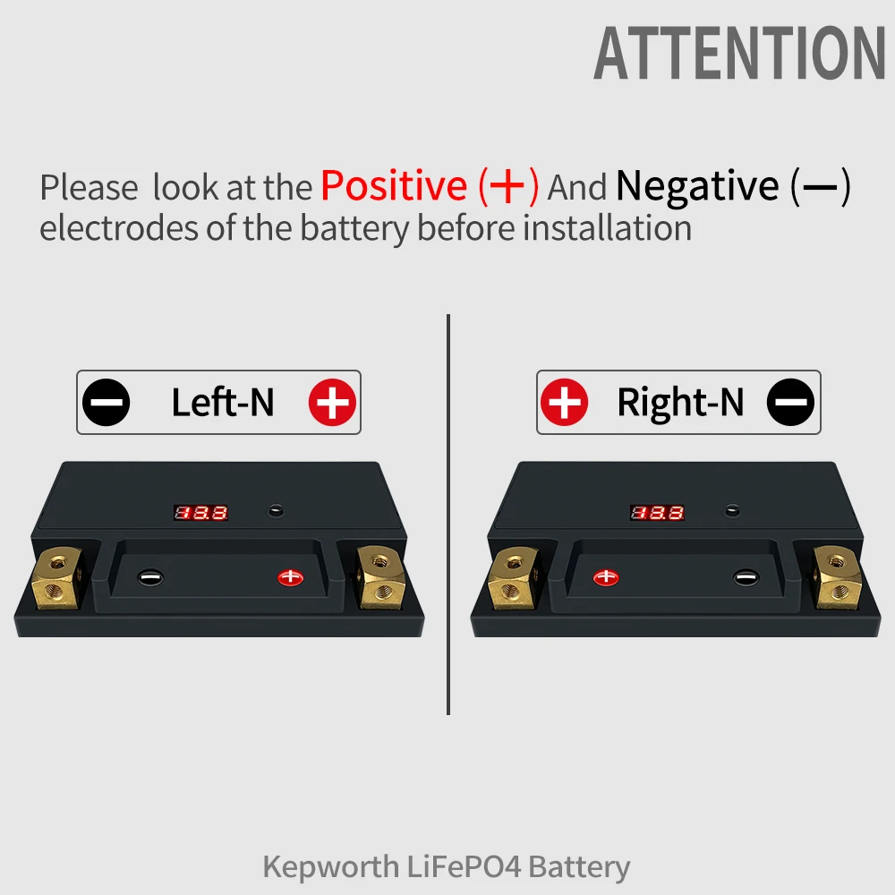 Lithium Motorcycle Battery 14-BS/14L-BS 12V 9Ah 520A Replacement Powersport Battery for Motorcycle ATV UTV Scooter Snowmobile