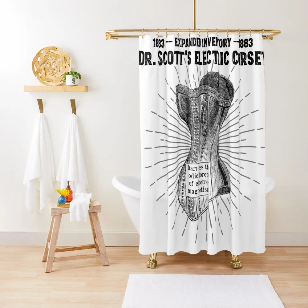 

Vintage Electric Corset Shower Curtain Shower Set For Bathroom Bathtub Curtain