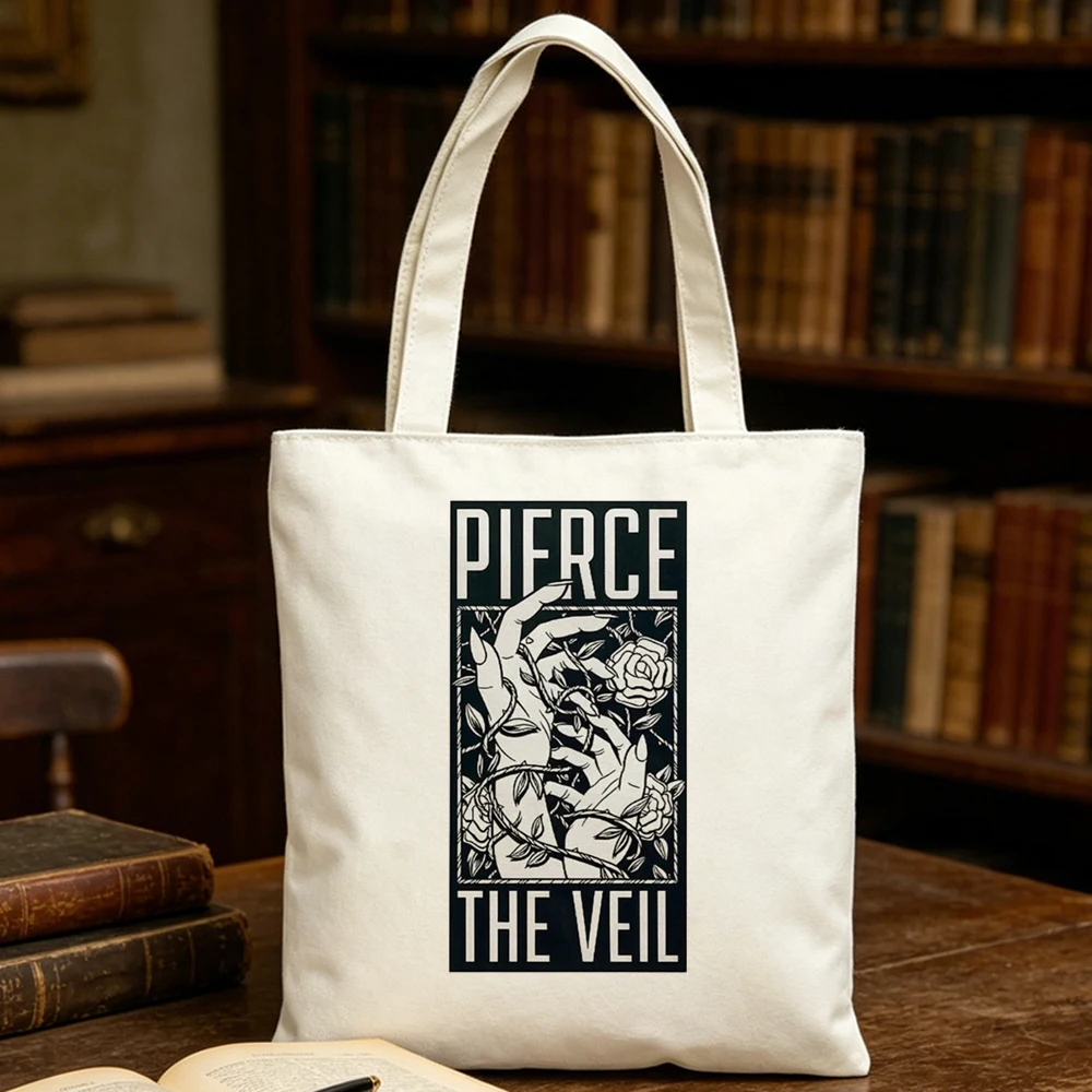 Pierce the Veil tote bag sac cabas foldable bolsas de tela einkaufstasche woman