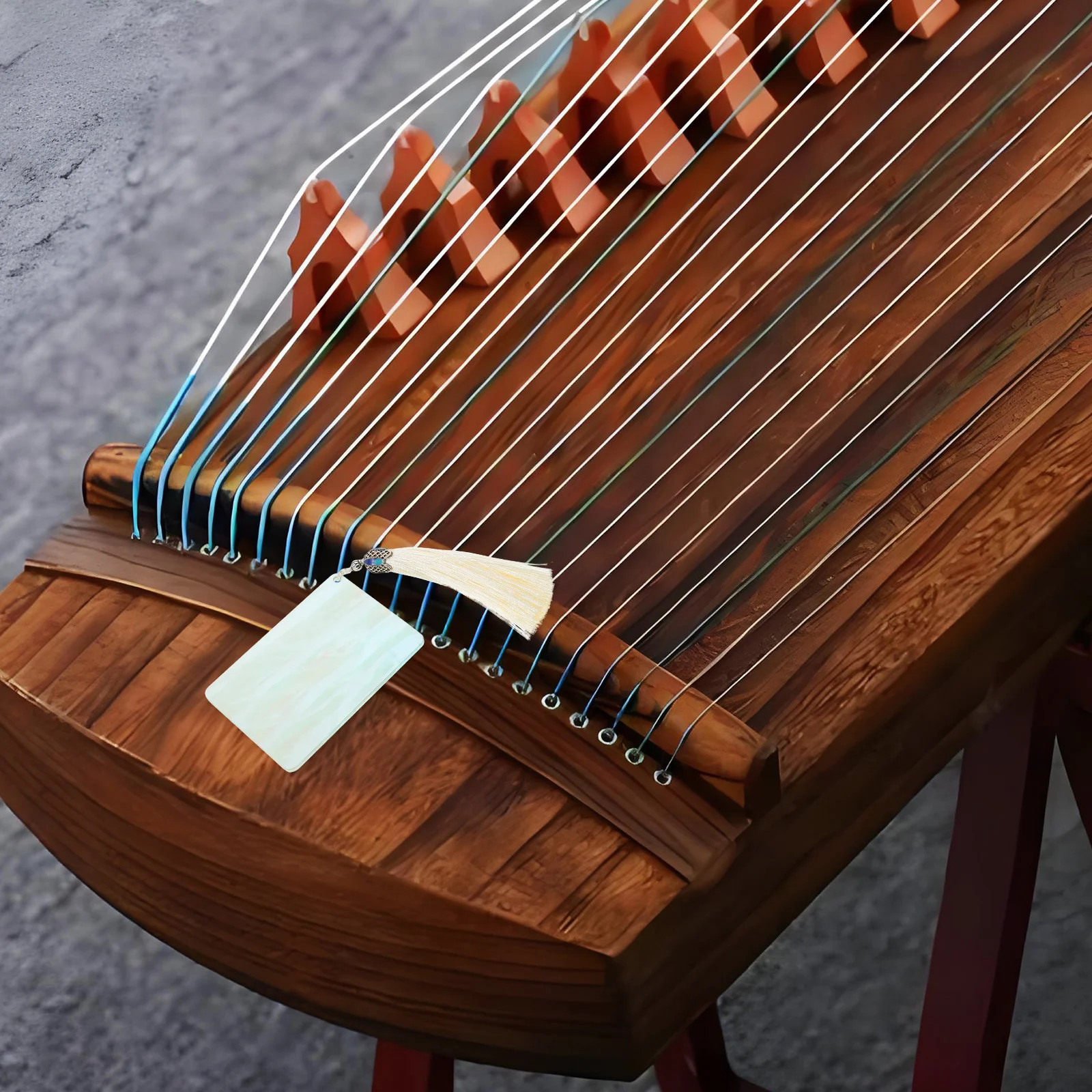 

1pcs Guzheng Nail Storage Board Acrylic Pick Holder Compact For Stringed Instruments Mini Guitar Pipa Picks Plate Music