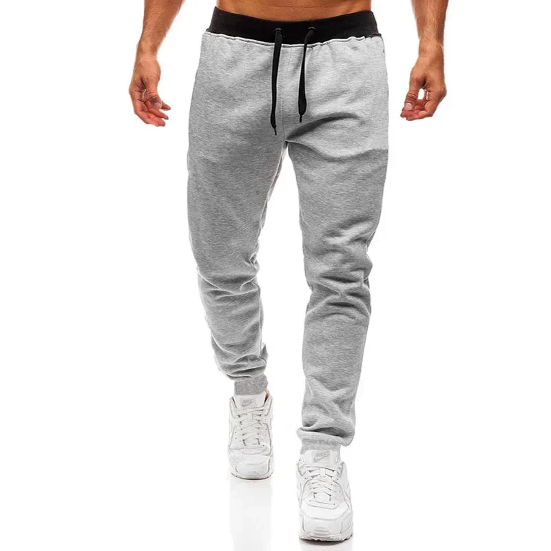 

Mens Casual Pants Autumn Winter Fleece Sweatpants Men Running Jogger Sports Gym Trousers Fashion Solid Color Workout Long Pants