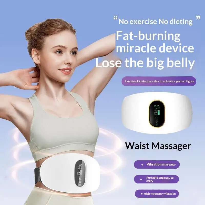 Waist Massager High Frequency Vibration Adjustable Intensity for Post Work Relaxation Home Office Travel