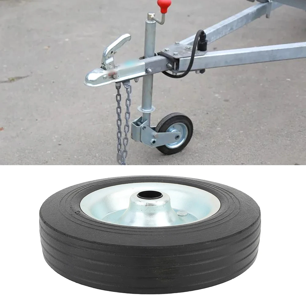 1pcs High Quality Waterproofing Trailer Wheel Replacement 8 Inch Industrial Wheel 48mm Rim Trailer Caster