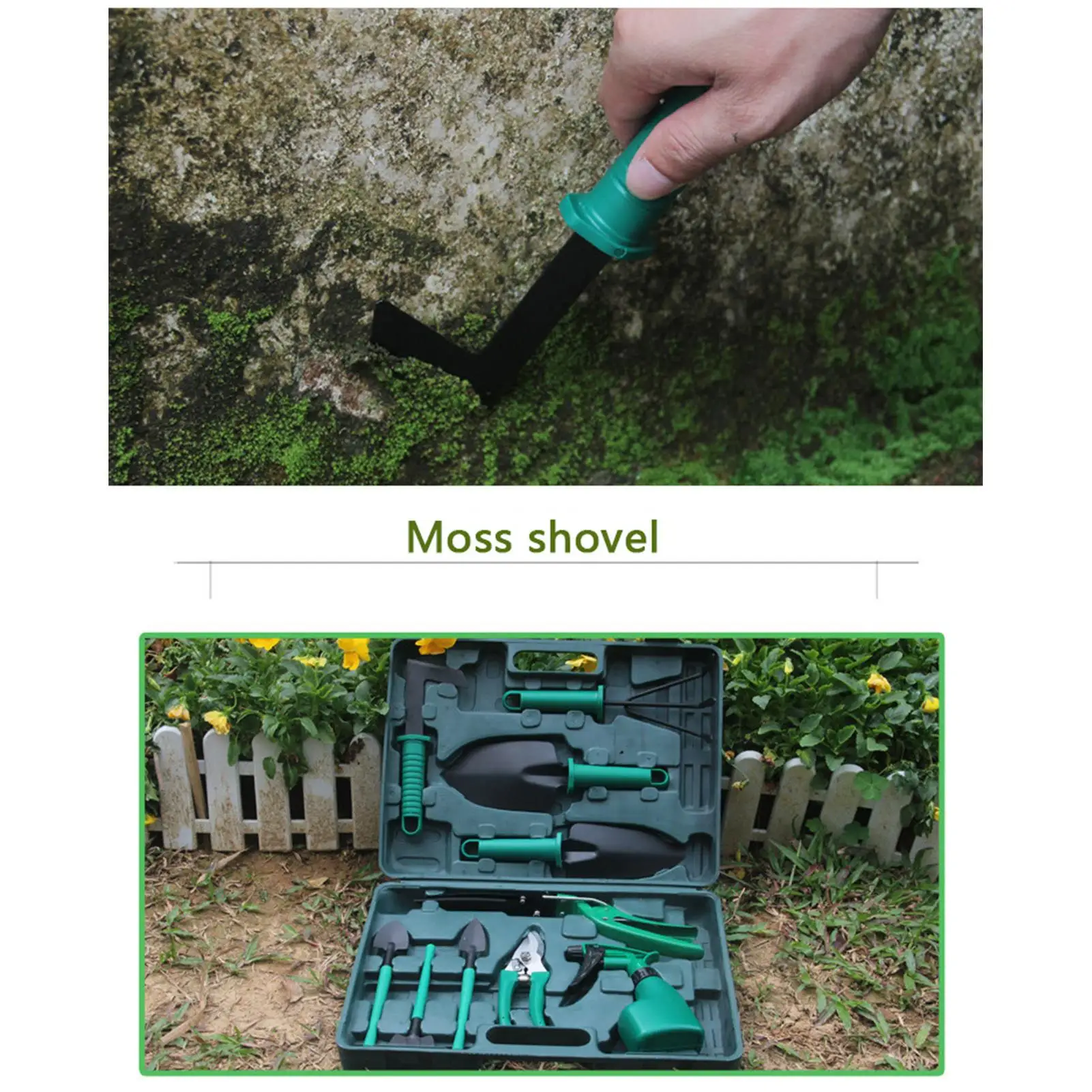 5/10pcs Garden Pruning Shovel Kit - Metal Bonsai Trimming Tools for Planting & Weeding