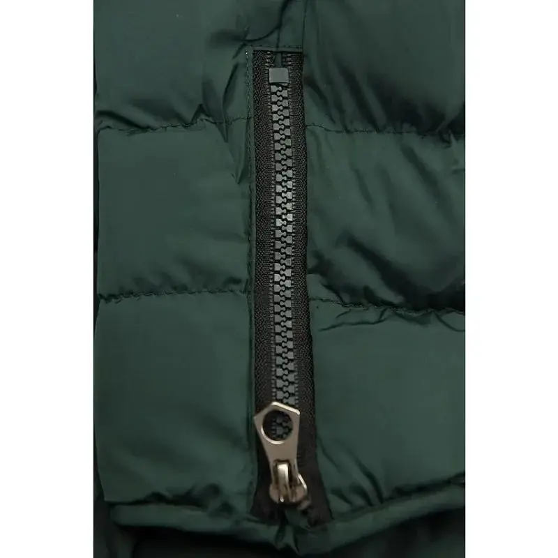 سترة سترة مبطنة بالقطن بقصة ضيقة مع سحاب للنساء ملابس خارجية شتوية متينة وخفيفة الوزن معطف مبطن بتصميم Sli