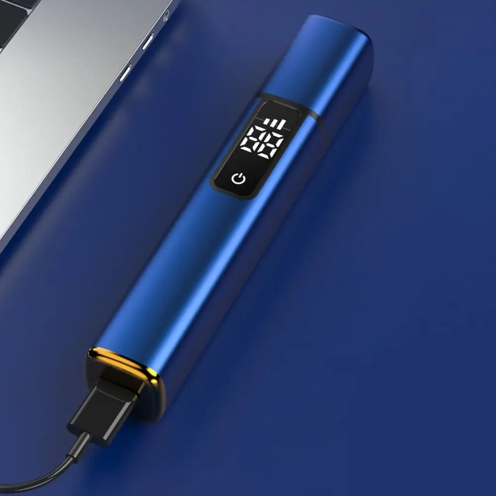 شاشة ديجيتال الكهربائية الأنف الشعر المتقلب عالية السرعة المحرك شحن سريع الأنف مقص عر مقاوم للماء الحواجب الحلاقة السفر #5