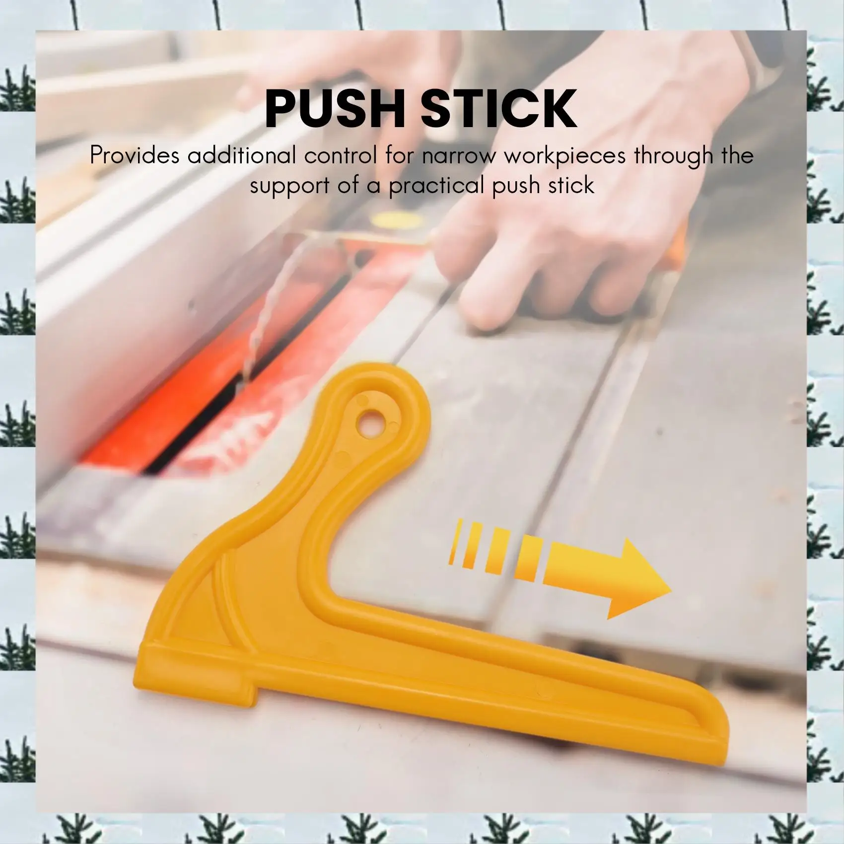 ABLG 4 шт., устойчивые столярные станки, ручка для настольной пилы, набор нажимных палочек, предохранительный блок, деревообрабатывающий инструмент, толкатель для деревообработки, пила по дереву