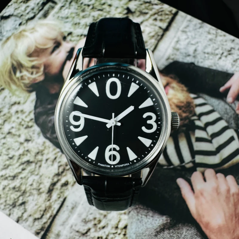 Reloj mecánico para hombre para Shanghai 8120 Movimiento manual 38 mm Cristal acrílico 3D vintage