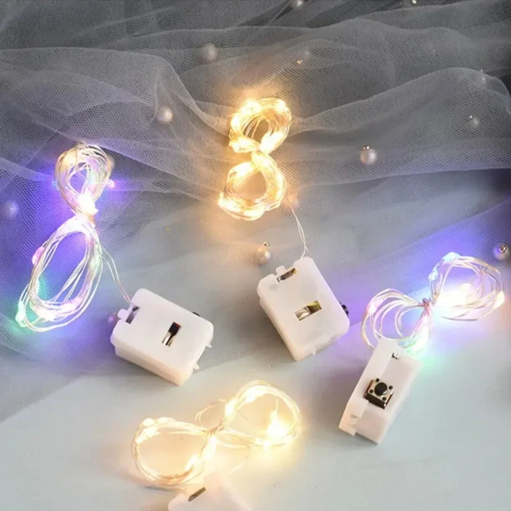 10/20 حزمة 3 طرق LED أضواء نحاسية صغيرة مع بطارية 10/20 مصباح ليد لحفلة عيد الميلاد عيد الميلاد الديكور الزفاف الجنية الخفيفة