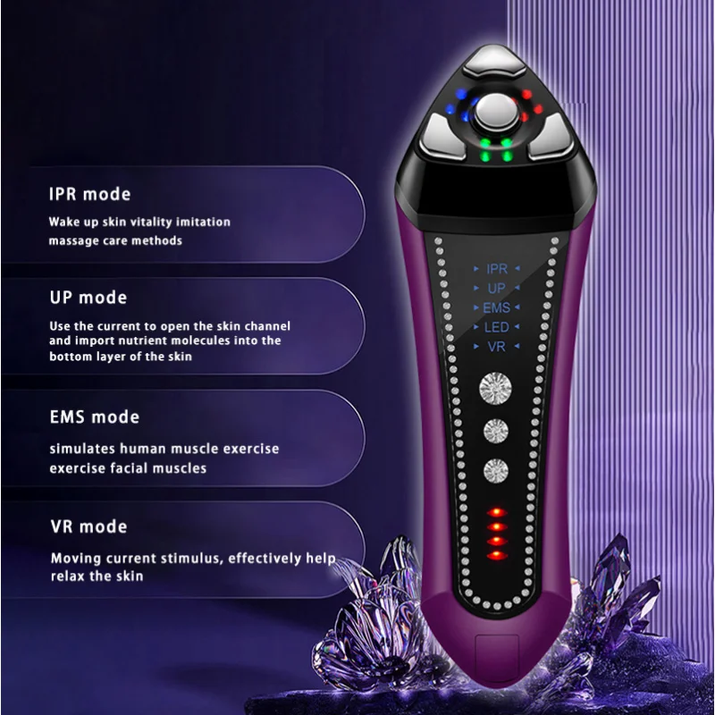 Thuisgebruik Huidverstrakking Apparaat Face Lift Beauty Apparaat Ems Massager