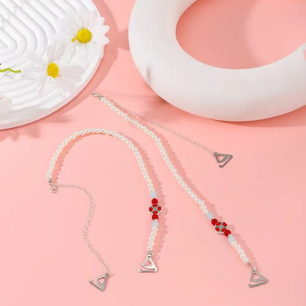 

2Pairs Fashion Butterfly Pearl Bra Straps Adjustable Flower Underwear Straps Bra Accessories Sweet Bra Shoulder Straps Female