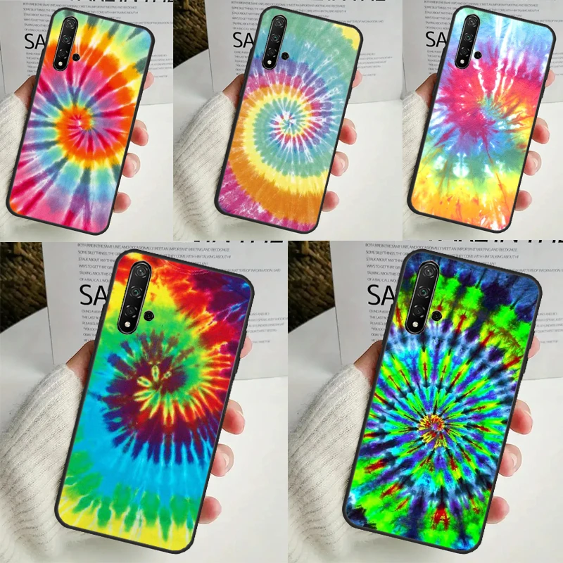 Trippy Tie Dye Hippie Art Case For Huawei Nova 11i 3i 7i 5T 11 9 10 SE Y60 Y61 Y70 Y90 Y91 P20 P40 Lite P30 Pro Cover