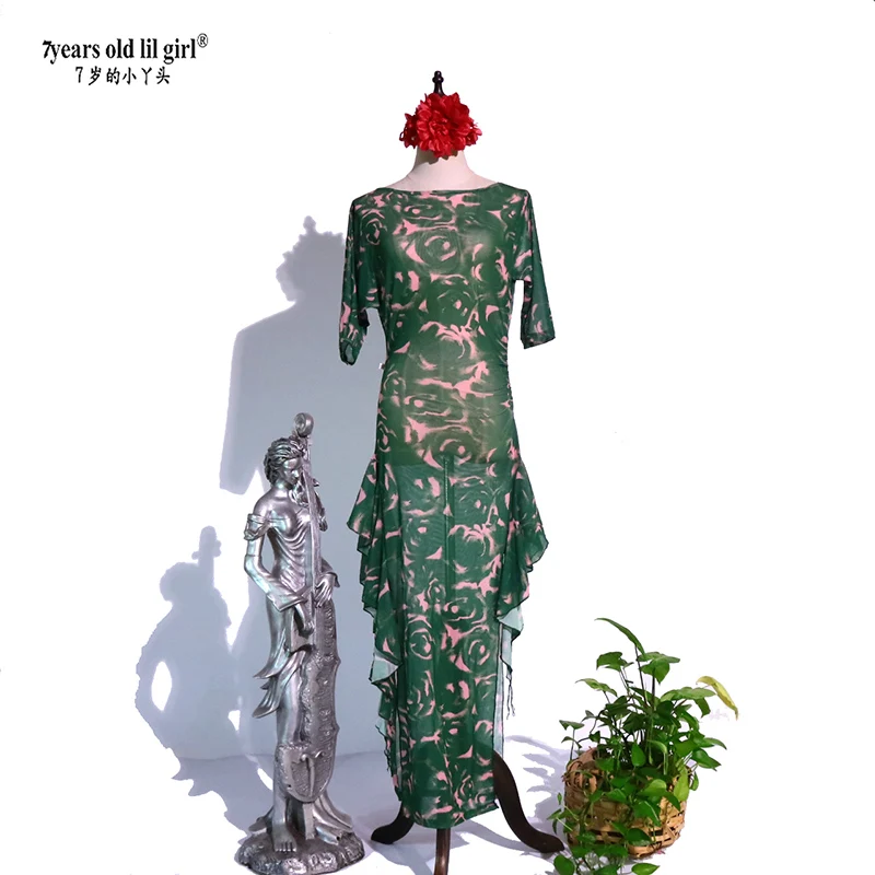 

Костюм для танца живота, халат с короткими рукавами, платье Baladi Shabby Saidi, халаты для восточного танца живота, одежда CZZ32