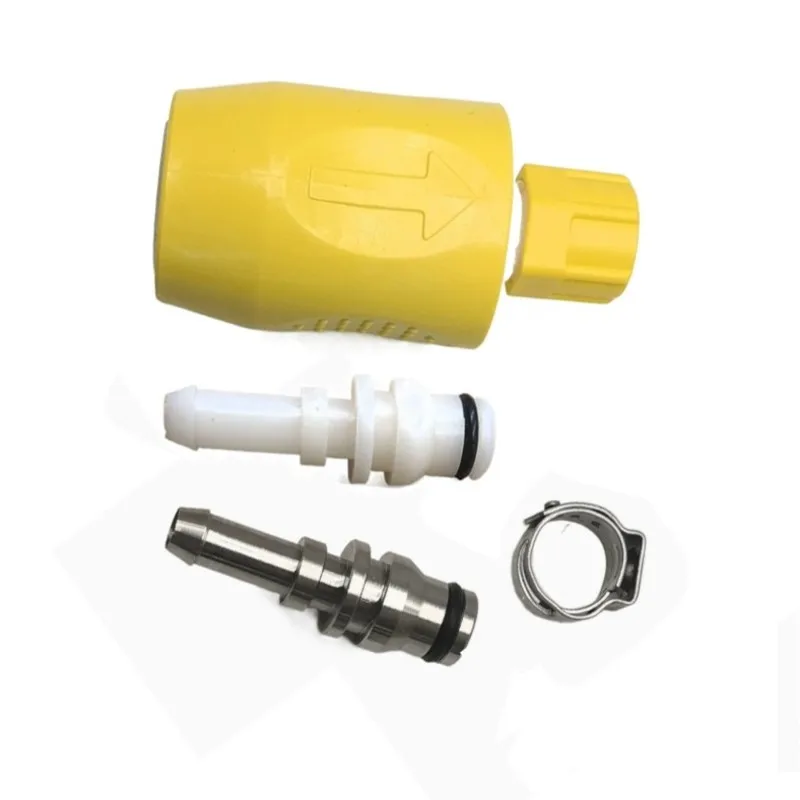 A93Z 3PCS Spray Handle Hose Connector With Nozzle Set For Karcher Puzzi 8/1 10/1 30/4 100 200 Replacement Parts 4.446-023.0