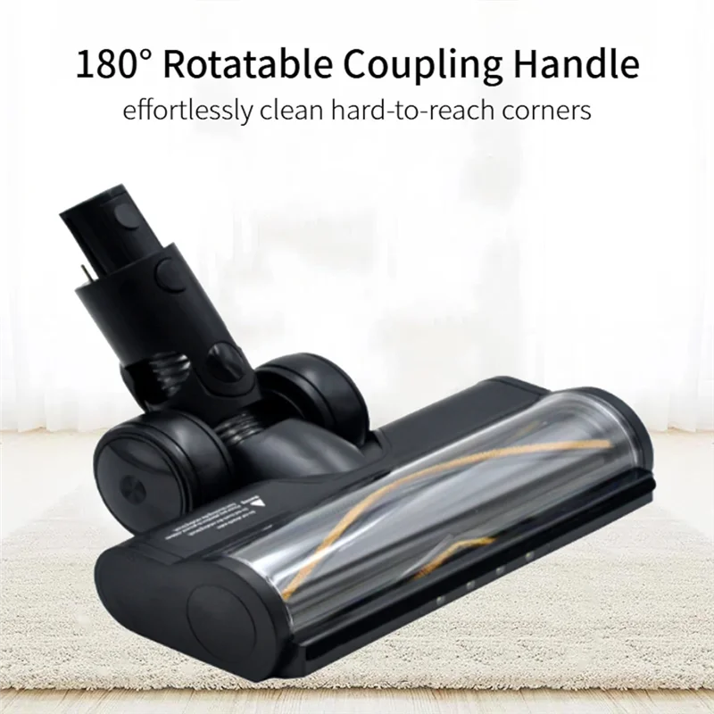 -A89Z For Dreame R10 R20 R30 T20 T30 V6 V8 V12 Vacuum Cleaner Hardwood Floor Brush Head With LED Optical Inspection Light