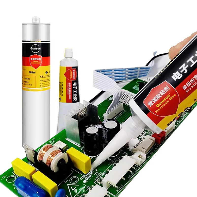 

300ml Electronic sealant Waterproof insulation bonding fixed rtv glue pcb board potting seal organic silicone rubber