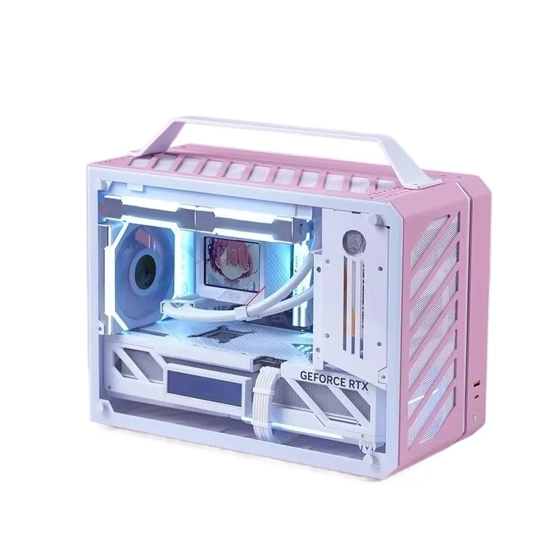 C + Max 9800X3D 9950X3D RTX5080 single display high-end water-cooled portable ITX host