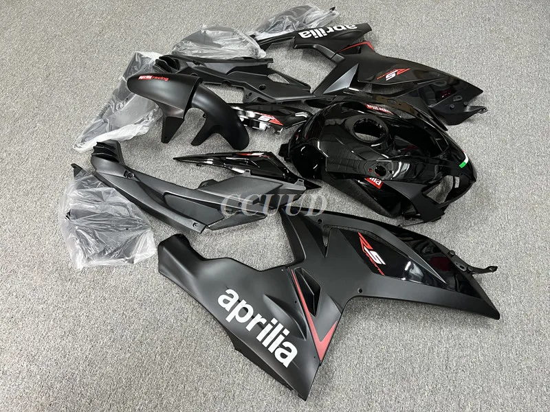 4Gifts New ABS Motorcycle Fairings Kit Fit For Aprilia RS125 06 07 08 09 10 11 RS 125 2006 2007 2008 2009 2010 2011 Custom Black