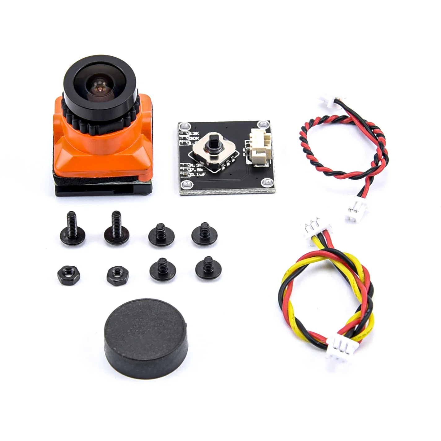 NOWA mini kamera FPV 1500TVL 1800TVL 2000TVL z obiektywem 2,1 mm i mocą PAL / NTSC z wewnętrzną regulacją OSD do drona wyścigowego RC FPV