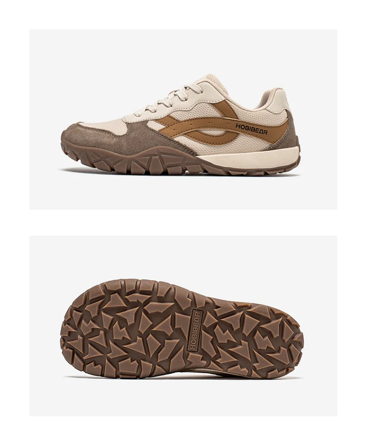 Chaussures Minimalistes Pieds Nus HOBIBEAR Cuir Hommes Femmes - Trail Running Léger