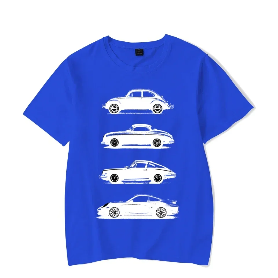 O-neck Short Sleeve Harajuku Shirt Rally Cars T-shirts Evolution Mark of Cars T-shirt Brand Mens Tee Shirts Male Hip Hop Tshirts