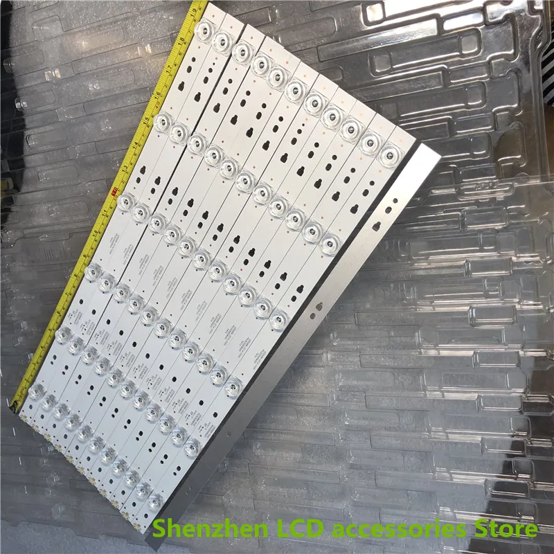 12 Pezzi/lottp per Haier 50A6 LE50U51A LCD retroilluminato luce 30350006205 LED50D06-ZC14AG-01 100% nuovo