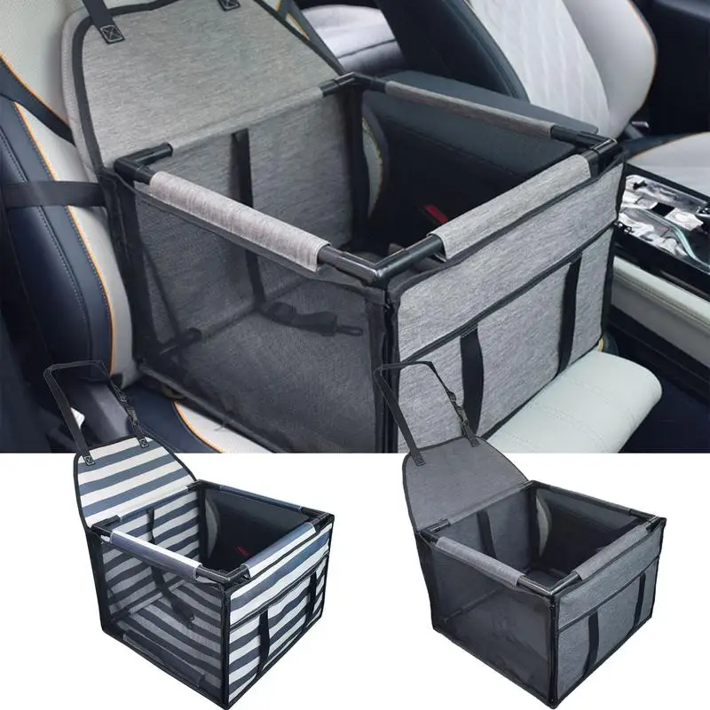 Dog Car Seat Waterproof Anti-slip Carrier Cat Transport Hammock Dog Car Seat Basket For Small Medium Dogs Stowing tidying