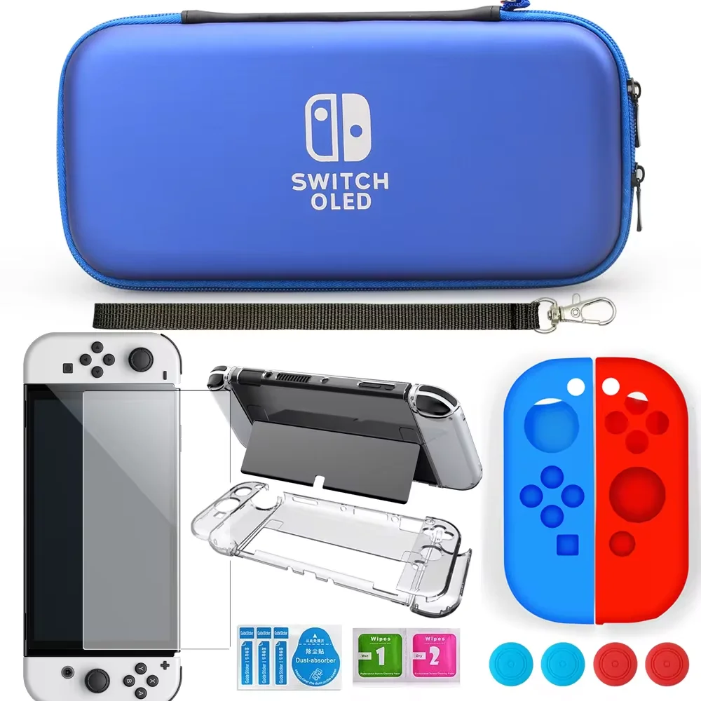 Sac de rangement de voyage à coque rigide pour Nintendo Switch, étui Oled, sac bundle, kit d\'accessoires de jeu, housse de protection PomerCon,