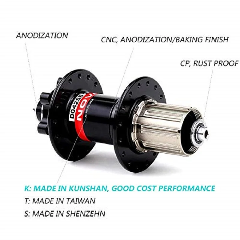 D041SB D042SB Racing Nabe Scheibenbremse 28 32 36 Löcher Rennrad Lagernaben