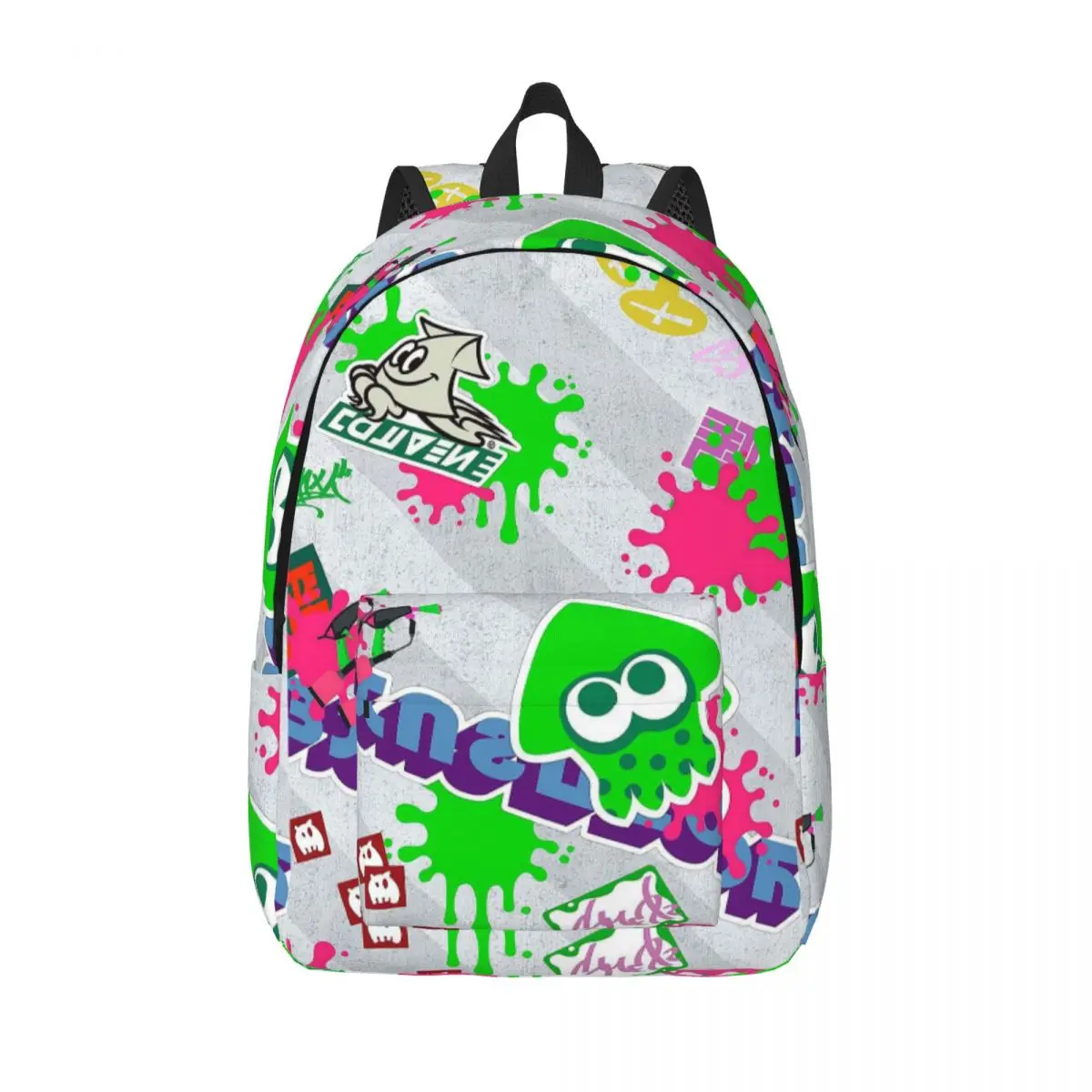 

Милый рюкзак Splatoon Octopus для учащихся начальной школы, игровой рюкзак для мужчин и женщин, холщовый рюкзак для пешего туризма