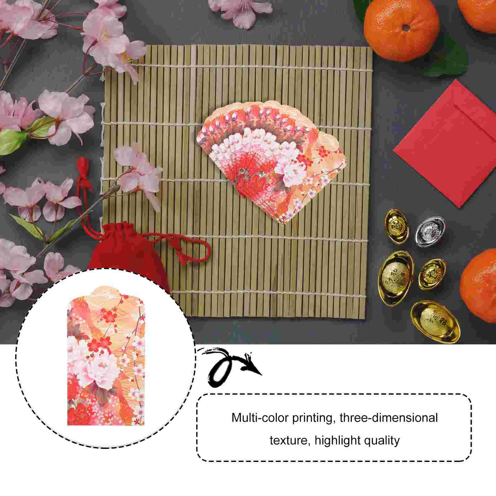 30 Pcs Japanese Style Small Red Envelope Lovely Envelopes Unique Money Pouch Packets Gift Personality Festive Paper Bags