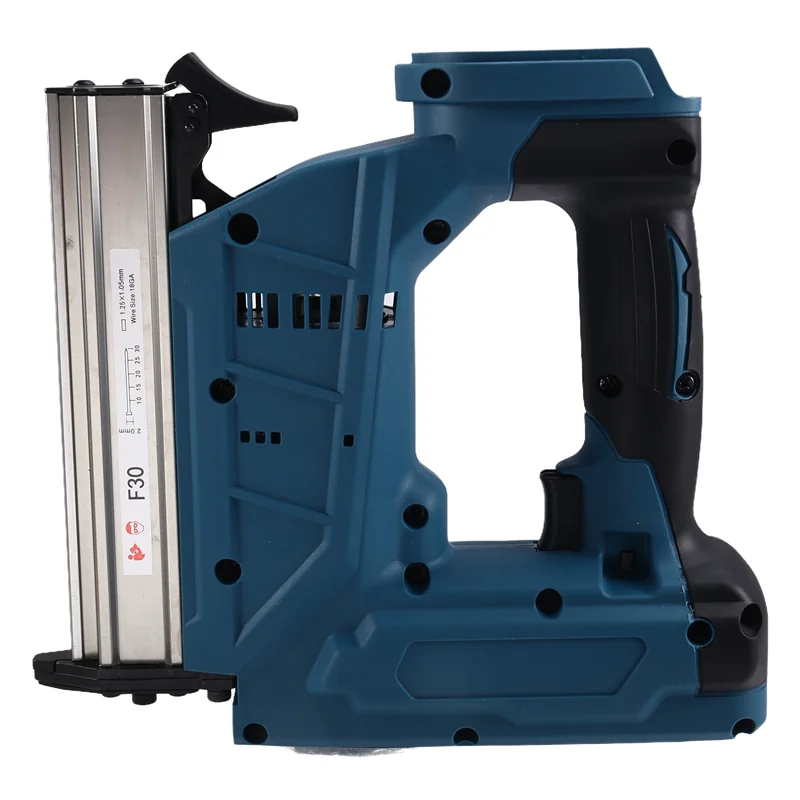 

Y17A F30 прямой пистолет для ногтей, украшение для украшения ногтей, инструмент для изготовления мебели с замком для батареи 18 В