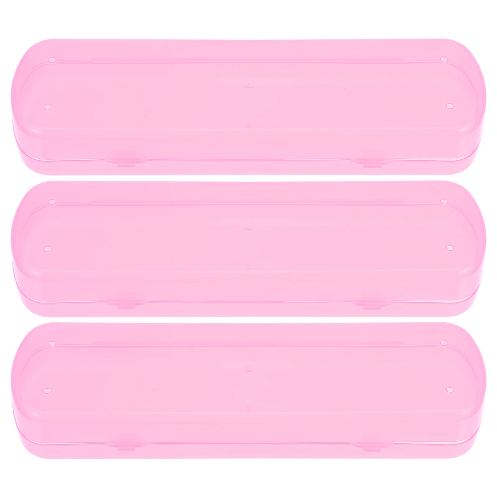 

3pcs Toothpaste Box Toothbrush Holders Portable Travel Cases Plastic Containers Large Size Leak Proof Design Bathroom Gifts