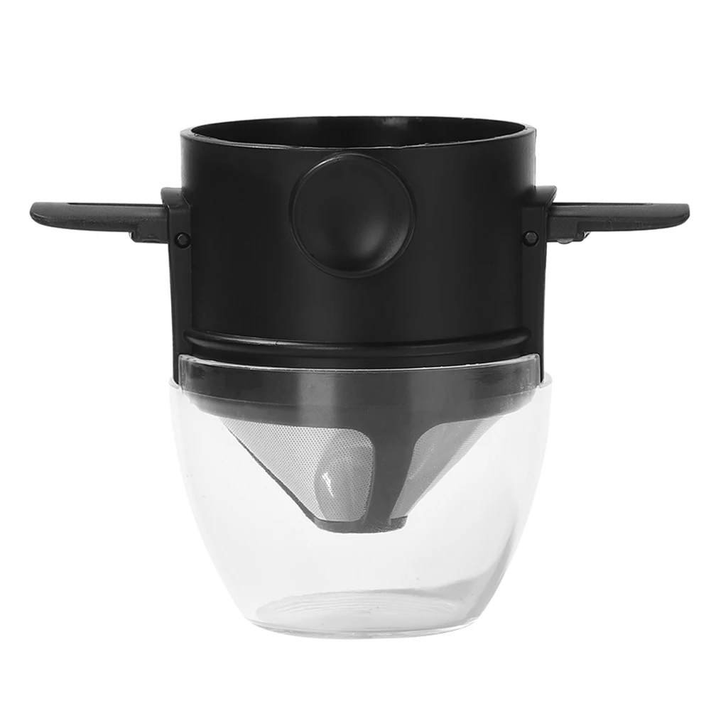 Portable Foldable Coffee Filter Coffee Maker Stainless Steel Drip Holder Paperless Pour Over Holder Coffee Dripper Funnel