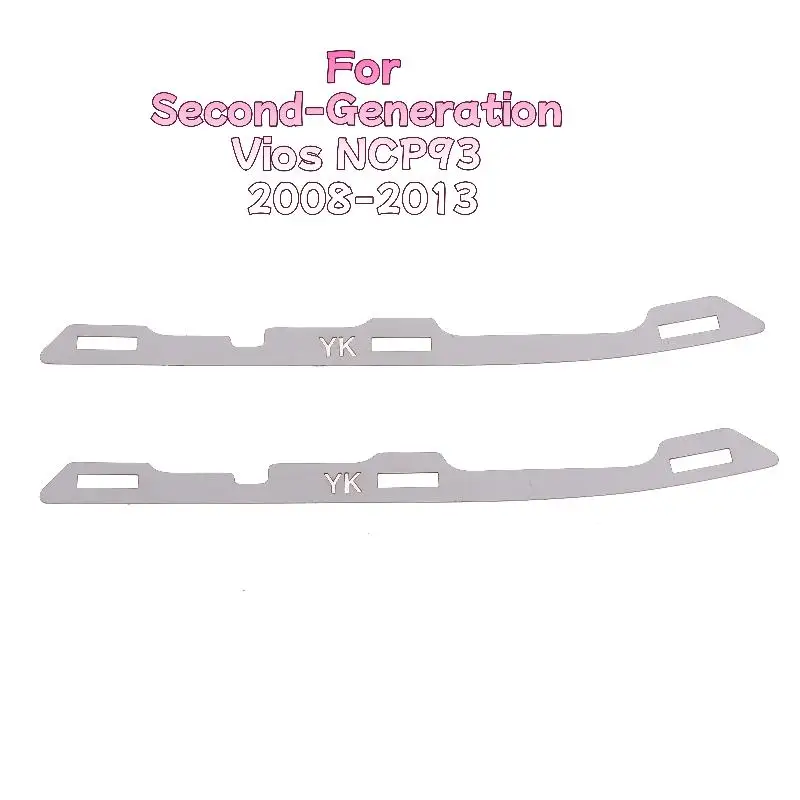 

/KQM/2Pcs Broken Opening Bad Buckle Repairer Metal Bracket For Second-Generation Vios NCP93 Front Bumper Surrounded Buckle