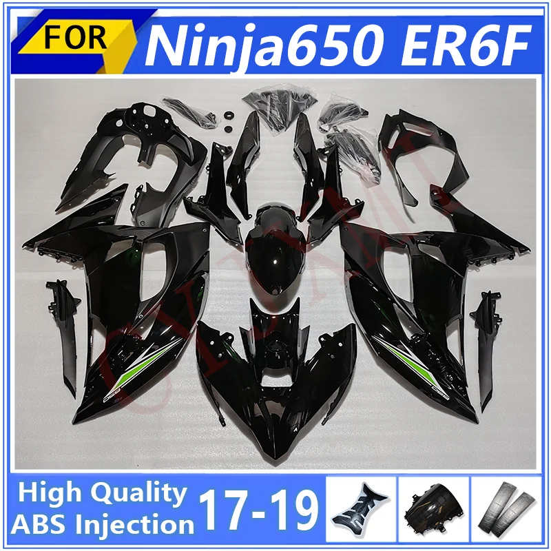 Motorcycles Fairings for Kawasaki Ninja650 EF6R EX650 2017-2019 Protective Fairing Kit Ninja EX 650 ER-6F 1718 19 Bodywork Shell