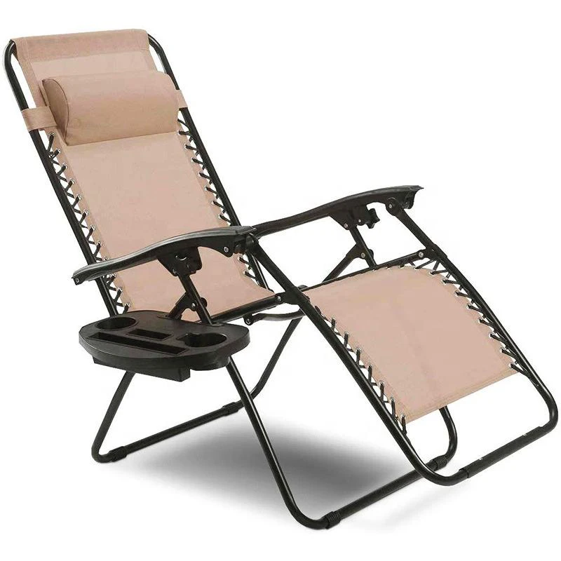 

Garden Adjustable Zero Gravity Chair Folding Reclining Chair Outdoor Lounge Chair