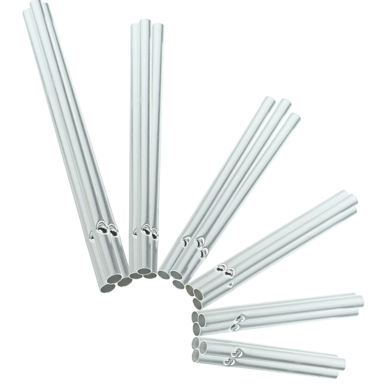 

Aluminum Tubes DIY Wind Chime 3 Sets Pre drilled Hanging Garden Decoration Replacement Hanging Wind Chime Tube Parts