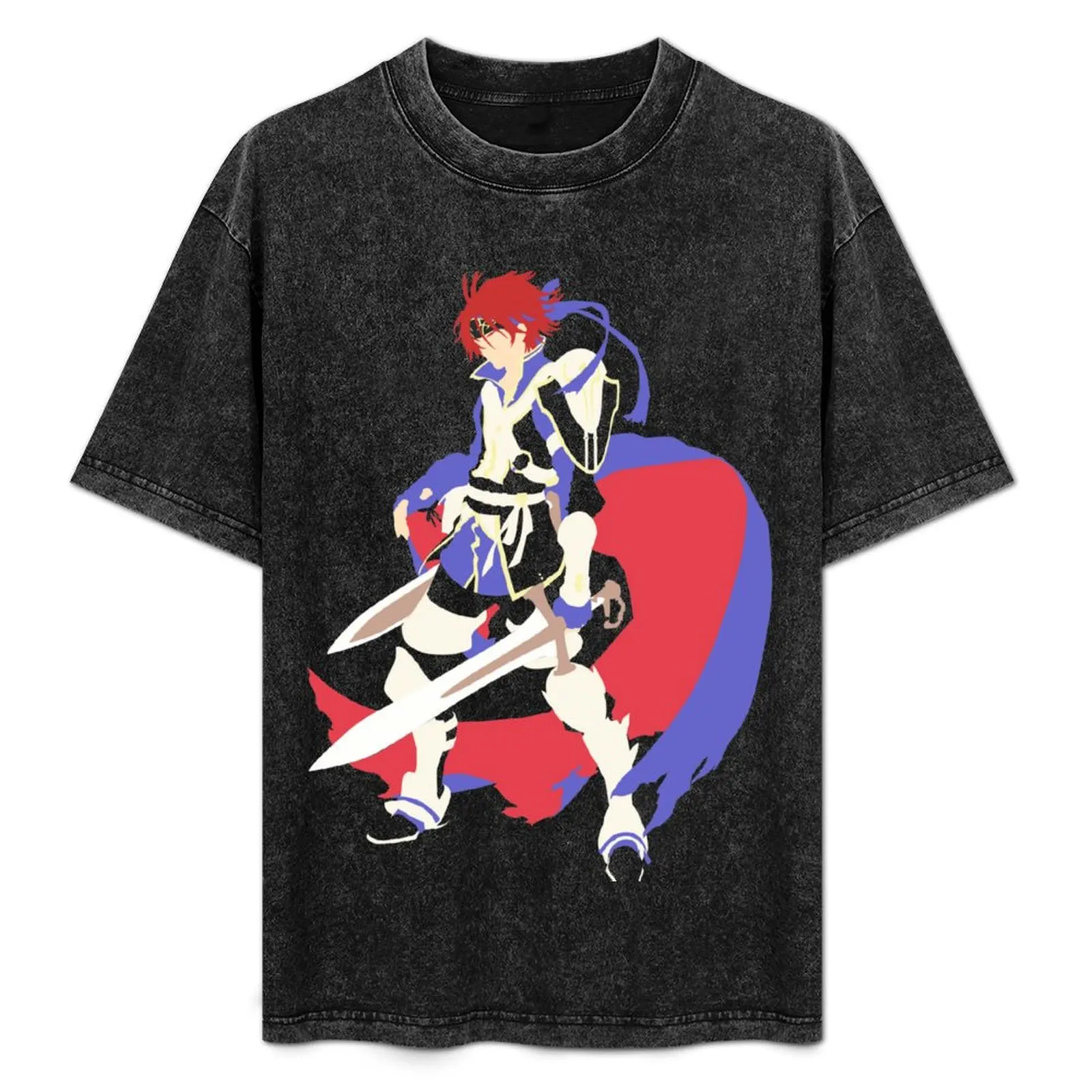 FE:A Roy - Camiseta con diseño vectorial, camiseta de color liso de talla grande