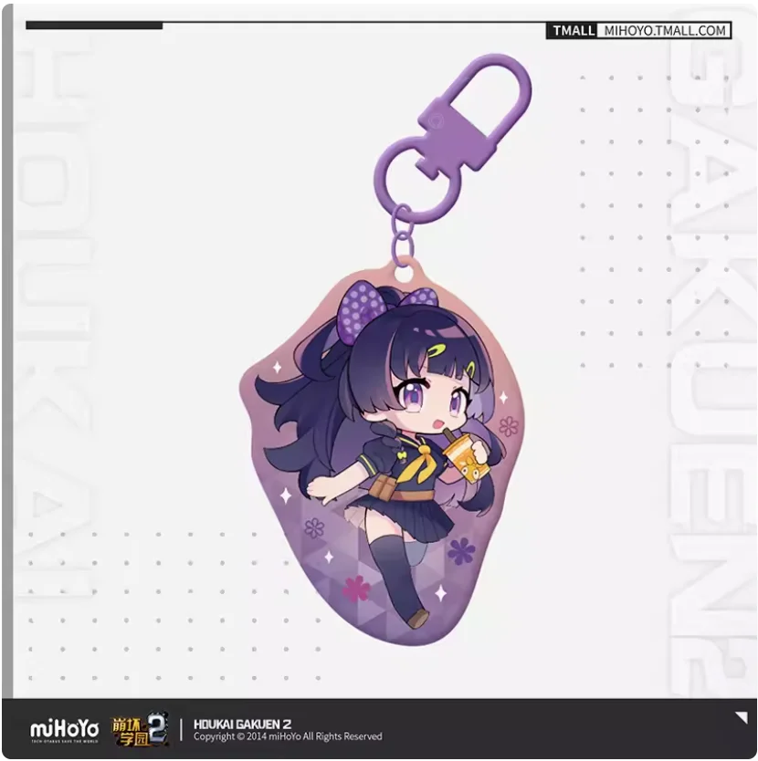 2024 Anime Houkai Gakuen 2 Character Q Version Drops Glue Pendant Cartoon Figure Theresa Mei Rita Himeko Yssring Keychain Gift