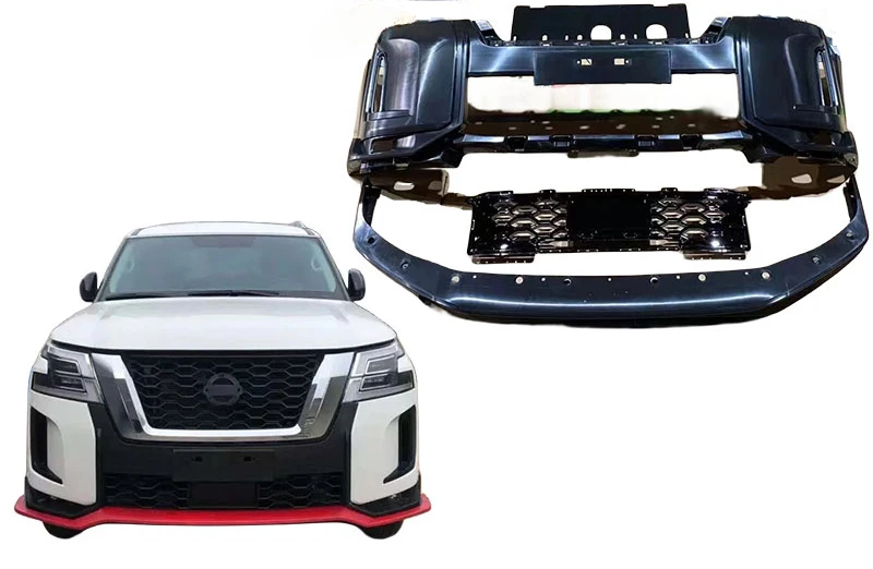 High Quality Nismo Design Car Bumper, Headlight Pair for Nissan Patrol Y62 2020